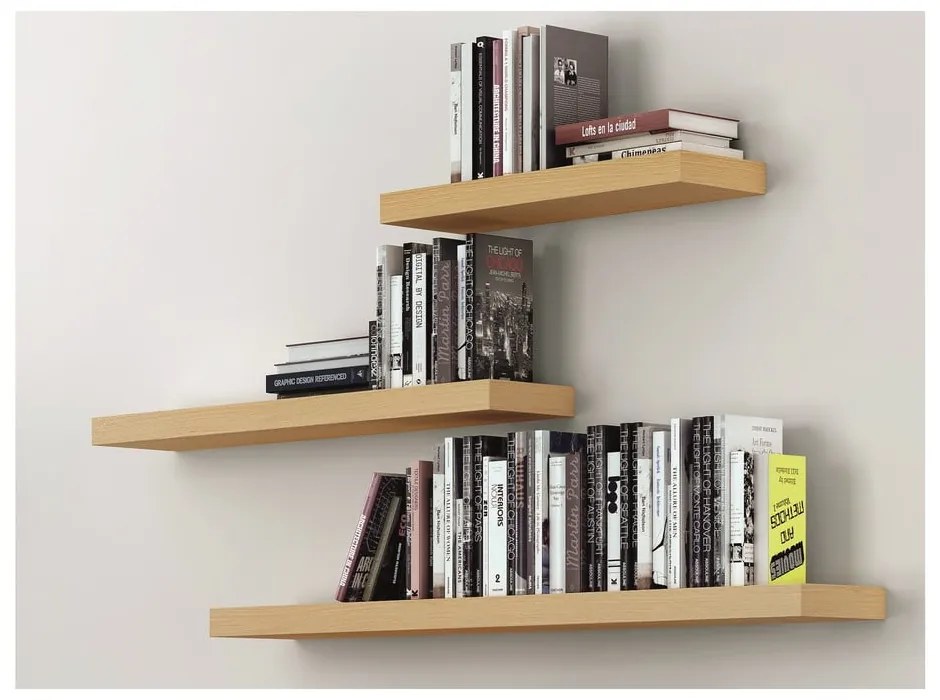 Mensole in rovere Balda - TemaHome