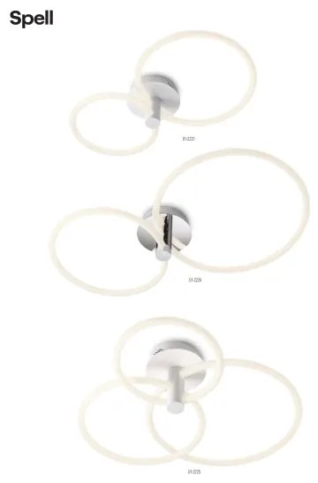 Redo 01-2222 - Plafoniera LED dimmerabile SPELL LED/32W/230V cromo lucido