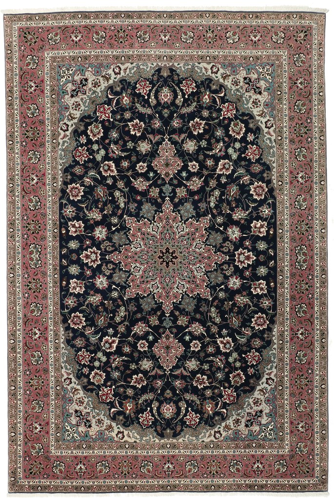 Tabriz Tappeto 210x310 (Iran) Annodato A Mano