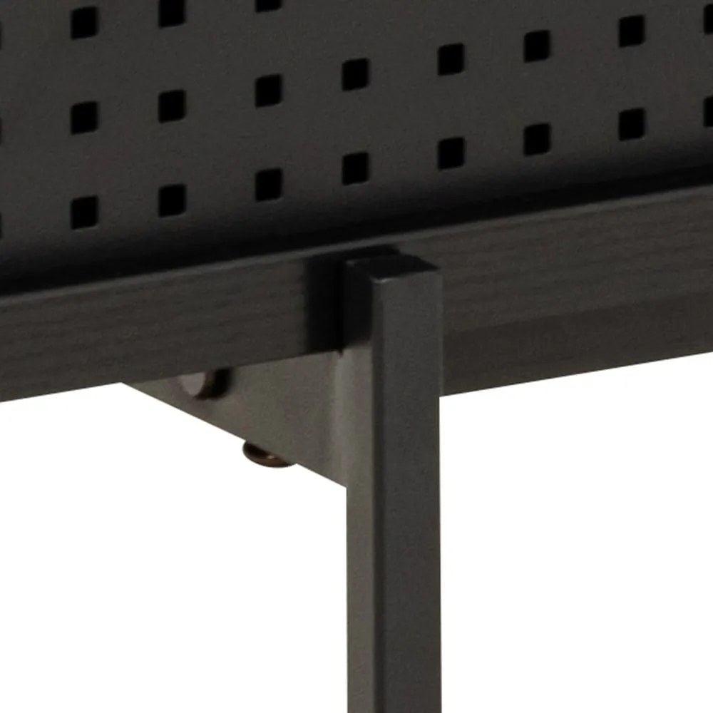 Mobile TV basso nero effetto frassino 180x44,5 cm Angus - Actona