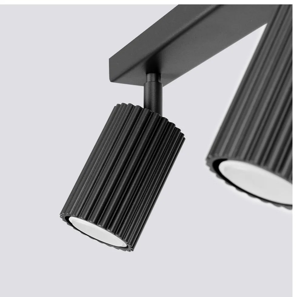 Faretto nero 6,5x45 cm Gleam – Sollux