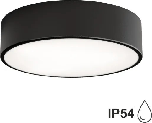 Brilagi -LED RGBW Plafoniera da soffitto dimmerabile per bagno CLARE 2xE27/9W/230V IP54 Wi-Fi nero