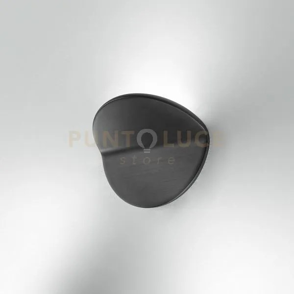 Plug a - applique nero a led 3000k 1800lm 20w dimmerabile