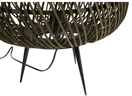 Lampada da tavolo MOZA 1xE27/60W/230V bambù verde