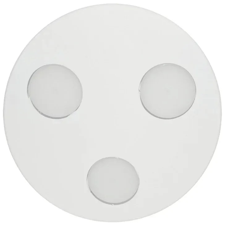 Plafoniera design Phanteon Ø 30 cm bianco IP20, 3XGX53