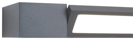 Brilagi - Illuminazione a LED per specchio da bagno AQUA LINE LED/24W/230V 90 cm IP44 antracite