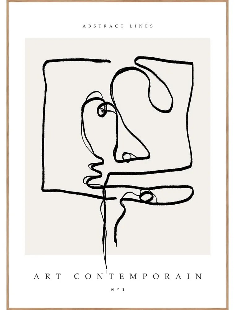 Dipinto 50x70 cm Art Contemporain – Malerifabrikken