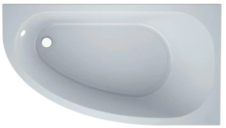 Vasca angolare destra Tripoli acrilico bianco 160 x 90 cm SANYCCES