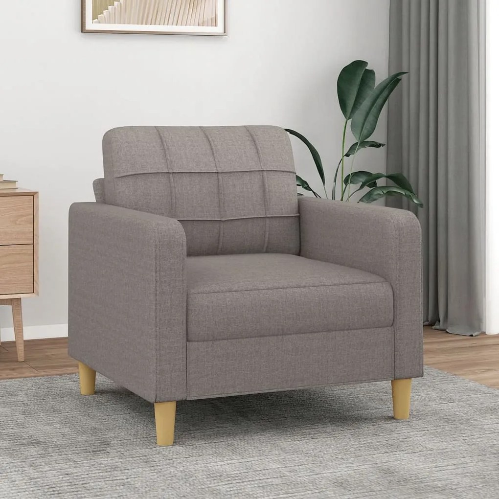 Poltrona Tortora 60 Cm İn Tessuto /