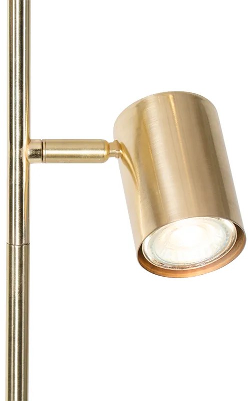 Lampada da terra moderna in ottone 3 luci - Jeana