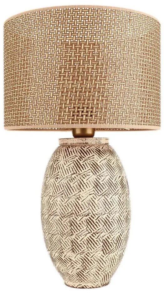 Lampada da tavolo RAMZES 1xE27/40W/230V beige