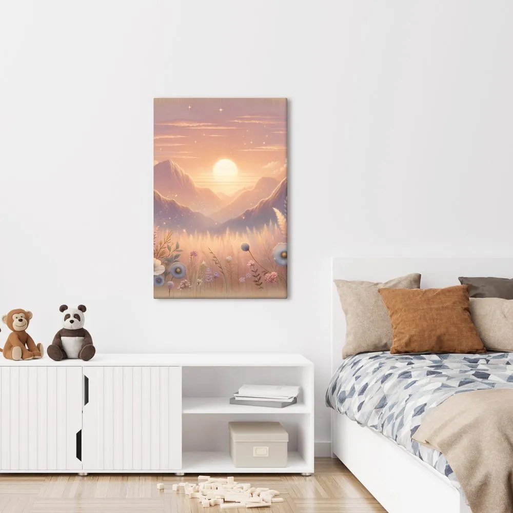 Quadro su tela – Prato di montagna