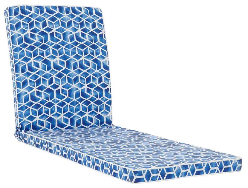 Cuscino DKD Home Decor Azzurro Amache Bianco Geometrico (190 x 60 x 5 cm)