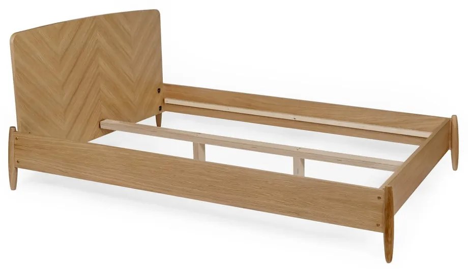 Letto matrimoniale a spina di pesce, 140 x 200 cm Farsta - Woodman