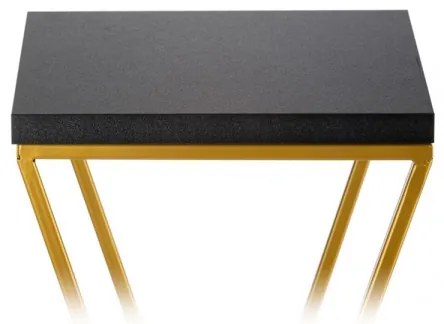Portafiori LOFT 100x24 cm oro/nero