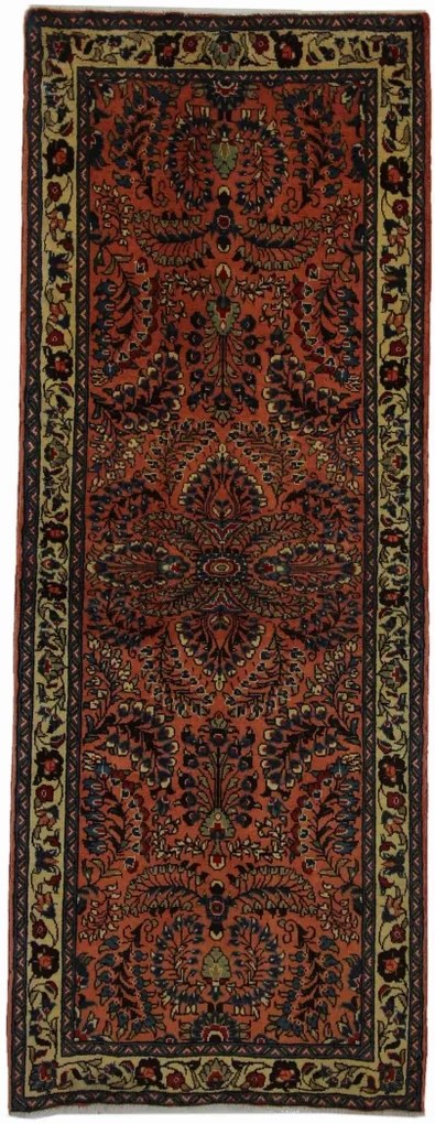 Sarouk Tappeto persiano 80x210 (Iran)