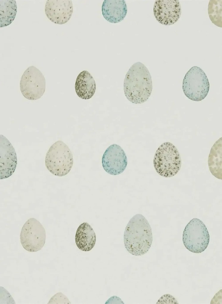 Sanderson Carta da parati Nest Egg - Marine/ Aqua