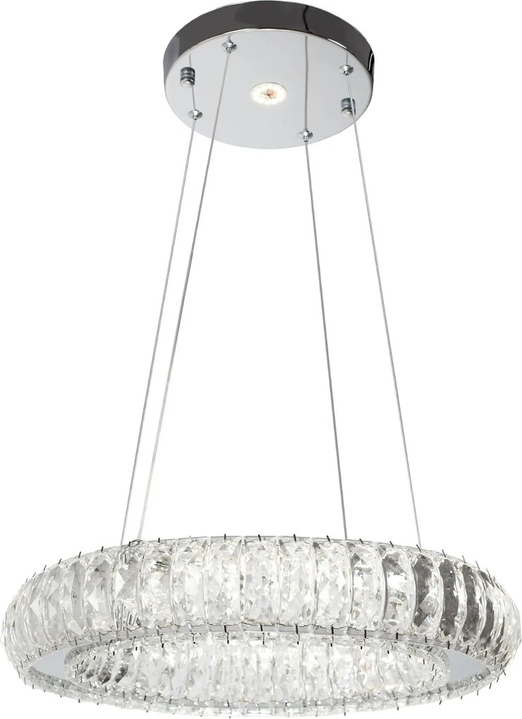 Plafoniera LED in cristallo APP1040-CP + telecomando