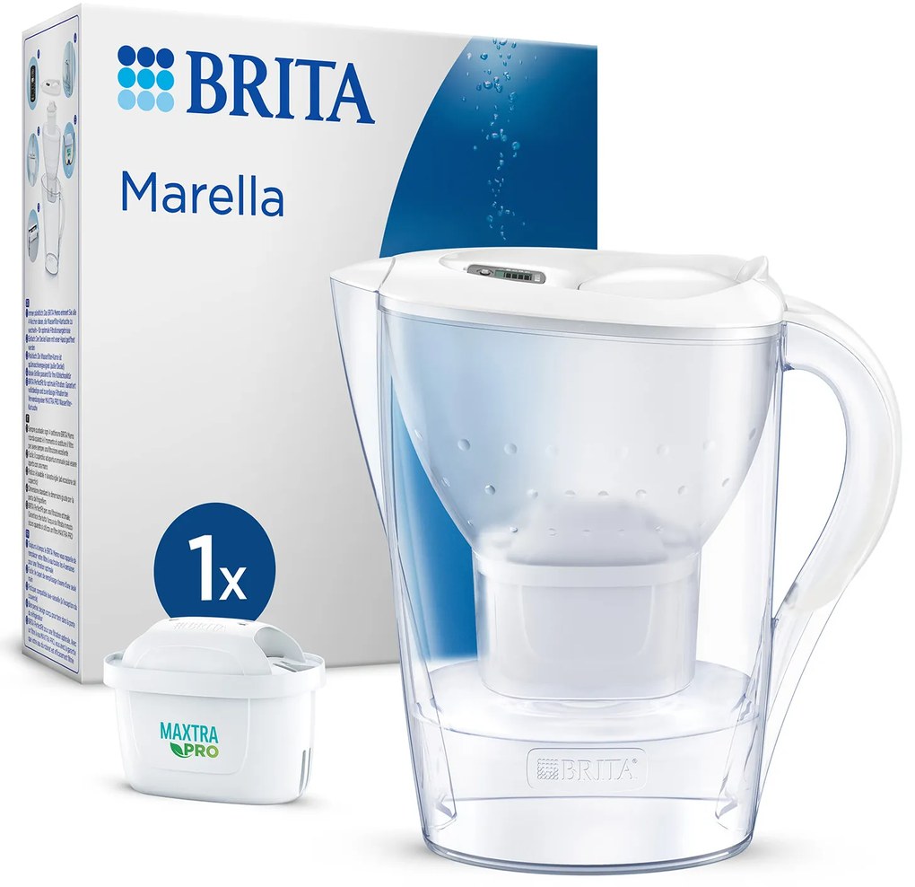 Caraffa filtrante 2,4 L Marella Brita con filtro Maxtra Pro All in 1