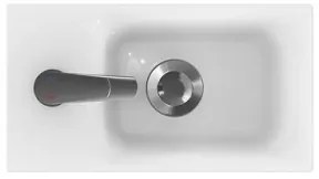 Cersanit S801-218-DSM - Mobile da bagno con lavabo MODUO SLIM 40 cm, bianco lucido