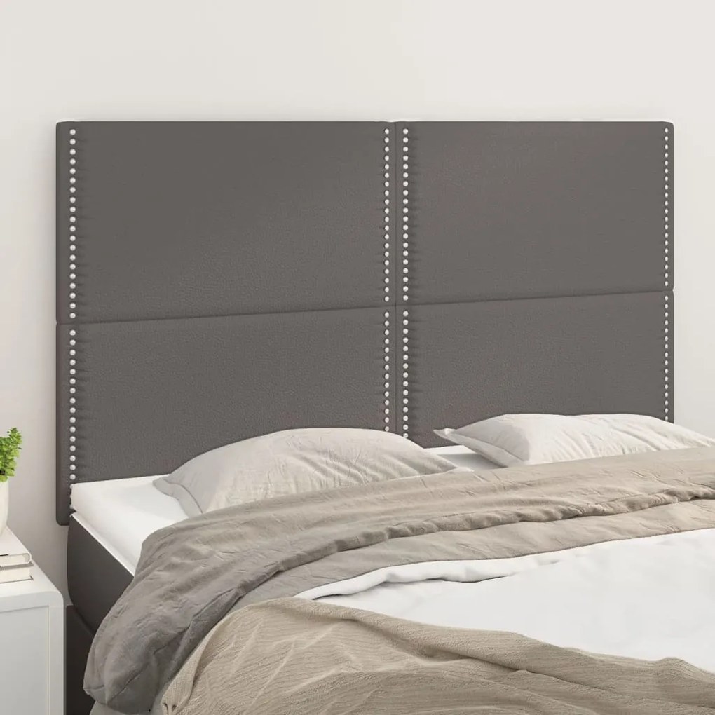 Testiere 4 Pz Grigie 72x5x78/88 Cm İn Similpelle /