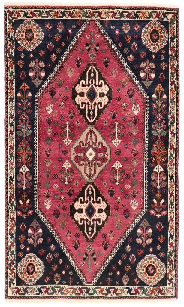 Gashghai Tappeto 100x180 (Iran) Annodato A Mano