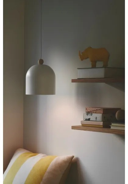 Nordlux - Lampadario a sospensione con filo GASTON 1xE27/40W/230V bianco