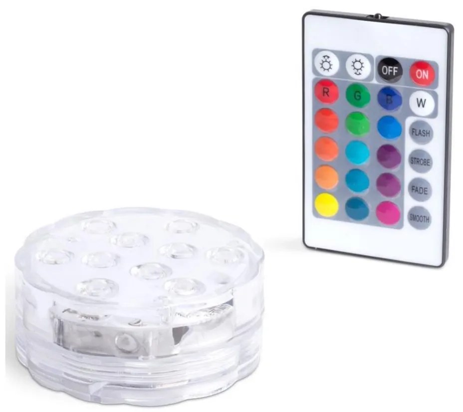 LED Illuminazione piscina dimmerabile LED/3xAAA IP68 + telecomando