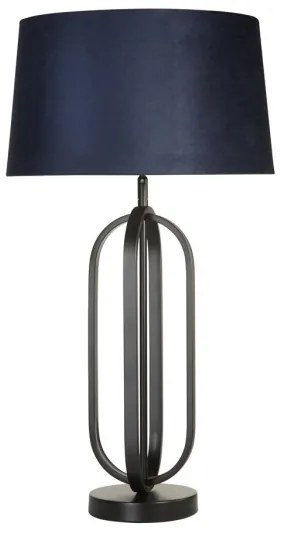 Searchlight EU91101AZ - Lampada da tavolo CHIC 1xE27/60W/230V blu