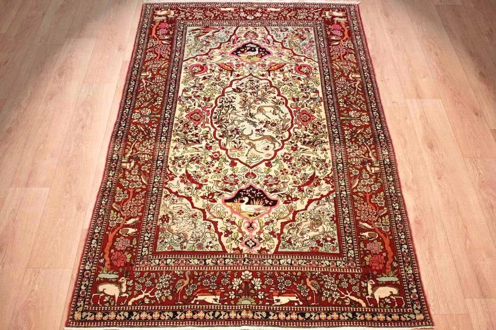 Isfahan Tappeto persiano 140x210 (Iran) Annodato A Mano
