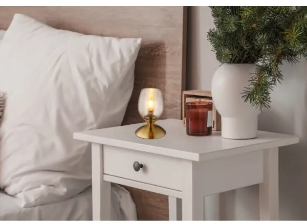 Globo 24007M - Tavolo touch lampada KUWAITA 1xE14/25W/230V ottone