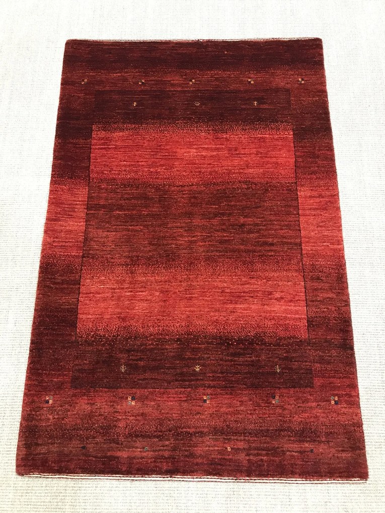 Loribaft Tappeto persiano 100 x 150 Rosso (Iran) Annodato A Mano