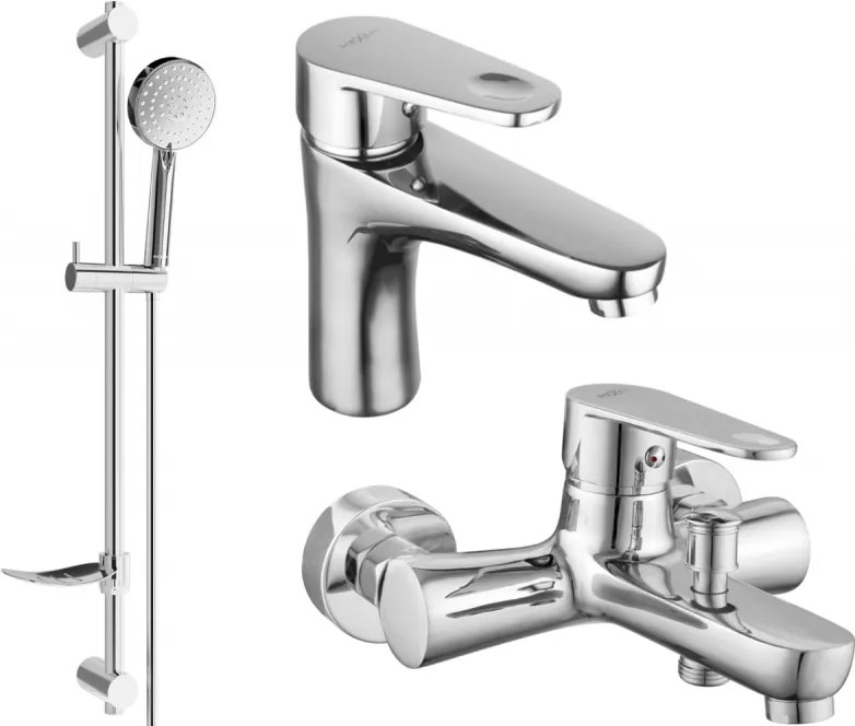 Mexen Kama DF75 set da bagno, cromo - 72503DF75-00