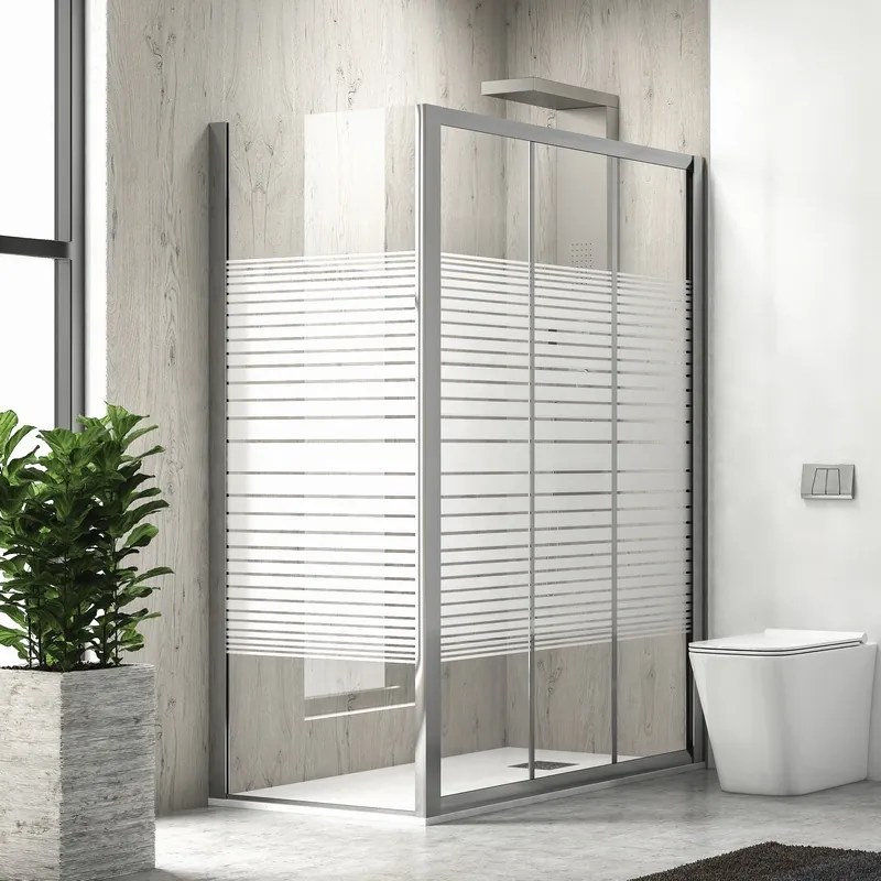 Box doccia 70x140 altezza 180 cm apertura scorrimento KP3000S - KAMALU