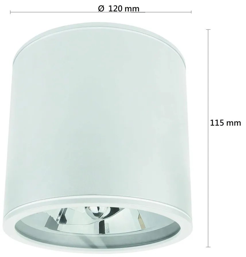 Applique da soffitto IP65 - Bianca