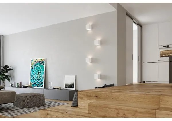 Sollux SL.0005 - Applique LEO 1xE27/60W/230V bianco