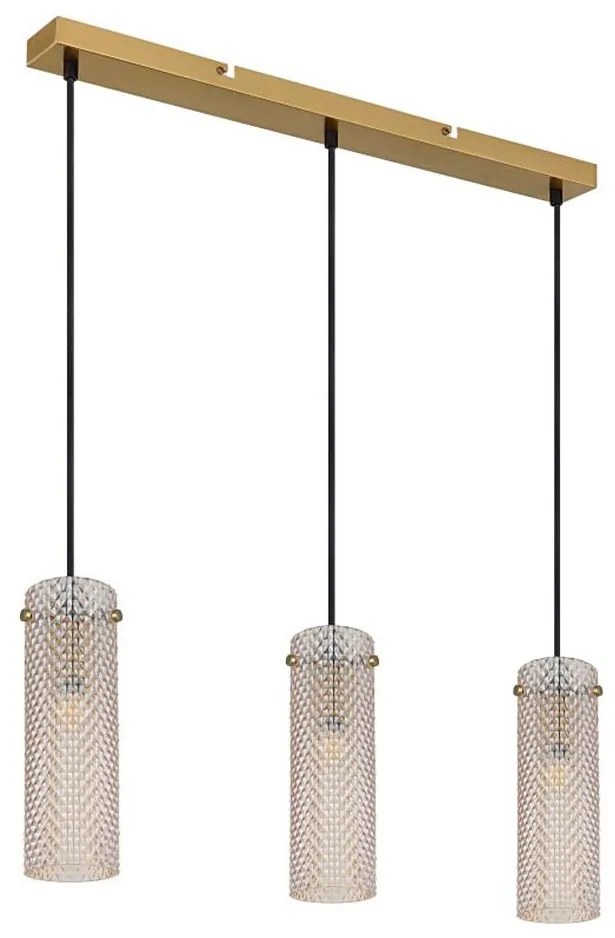 Globo 15775-3H - Lampadario a sospensione con filo KAROLO 3xE14/40W/230V