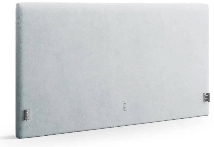 Testiera grigio chiaro in imbottito 190,5x100 cm Remo – Micadoni