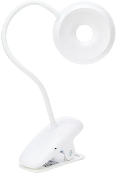 Philips - Lampada LED dimmerabile con clip DONUTCLIP LED/3W/5V 1200 mAh bianco