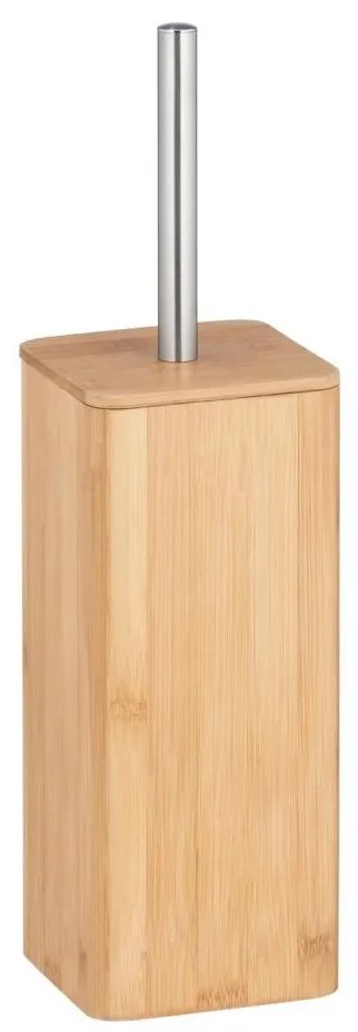 WENKO 24748100 - Spazzola per WC BAMBUSA 10x37,5 cm marrone