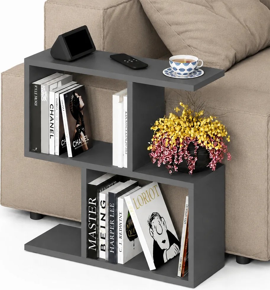 Tavolino da Caffè 60x60x19,5 cm Tavolo S Divano Design Moderno Antracite...