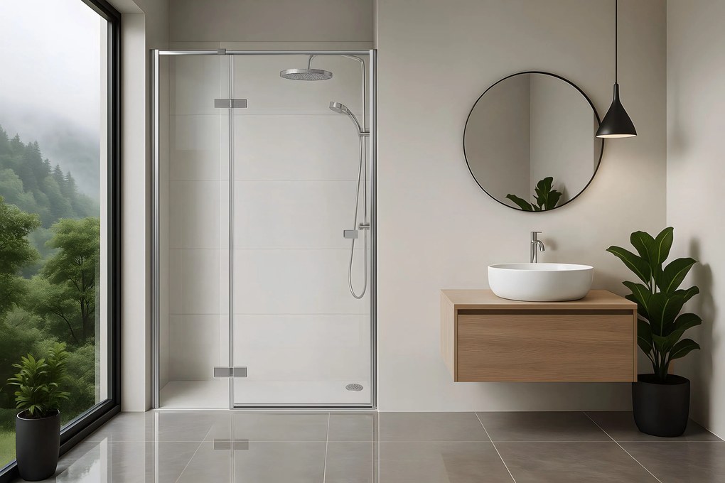 Porta doccia Rea Atlas 90 Chrome