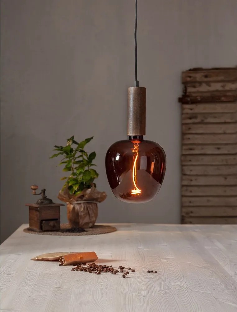 Lampada a sospensione marrone scuro Tub - Star Trading