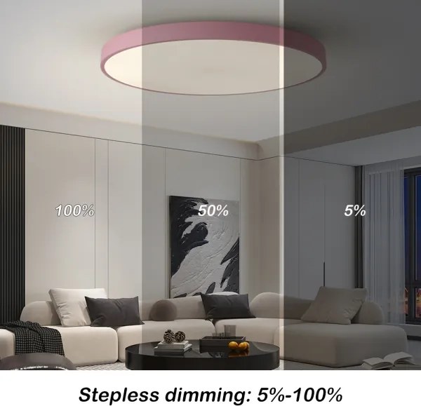 Brilagi-LED Lampada dimmerabile POOL SMART LED/128W/230V 100 cm Wi-Fi Tuya+telecomando rosa
