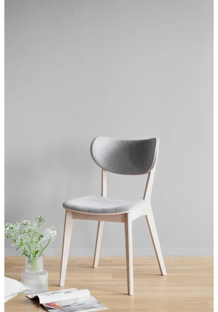 Sedie da pranzo grigie in set di 2 Kato - Rowico