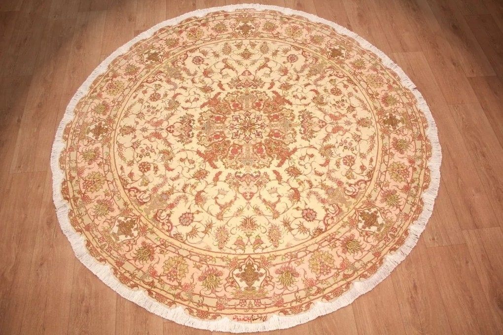 Tabriz Tappeto persiano 200 x 200 (Iran) Annodato A Mano