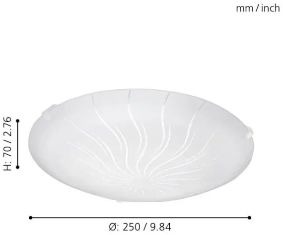 Eglo 96089 - Plafoniera LED MARGITTA 1 LED/11W/230V