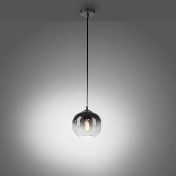JUST LIGHT. 15420-18 - Lampadario a sospensione con filo ZEA 1xE27/25W/230V nero