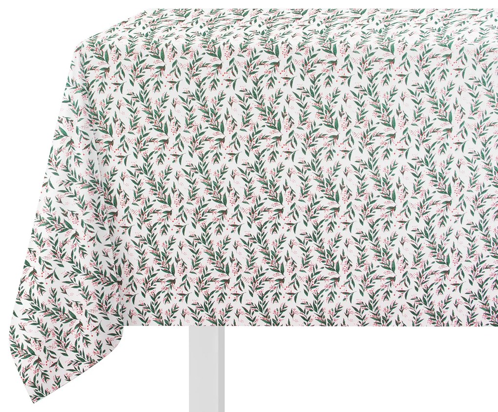 Tovaglia natalizia 140x180 cm agrifoglio
