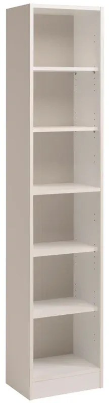 Libreria SOPHIA L 41.3 x P 28 x H 198 cm bianco opaco, portata per ripiano 5 kg